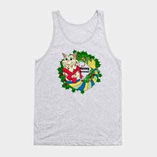 Meowy Christmas Purrmaid Tank Top